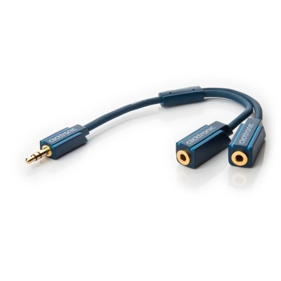 Cavo Sdoppiatore Stereo Jack 3.5 mm 10 cm Alta Qualit&agrave