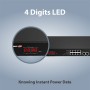 Smart Switch Web a Lungo Raggio 12 porte Gigabit PoE+ VLAN con 2 porte Gigabit RJ45 e 2 porte SFP, GS-5210PL