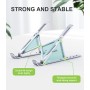 Supporto Pieghevole in Alluminio per Notebook Tablet e Smartphone da 10'' a 16''