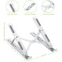 Supporto Pieghevole in Alluminio per Notebook Tablet e Smartphone da 10'' a 16''