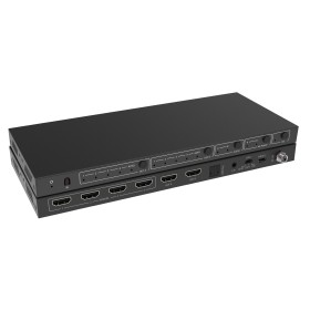 Matrix Switch HDMI 2.0 4x2 18Gbps 4k@60Hz con estrattore audio