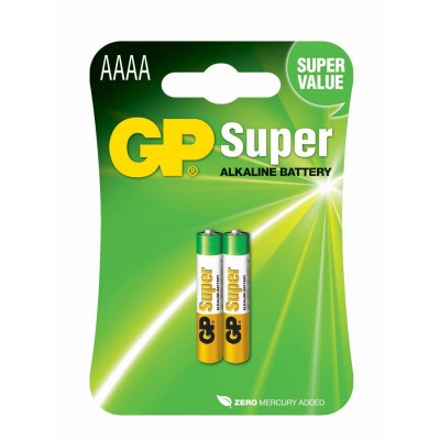 Blister 2 Batterie AAAA Mini Stilo GP Super