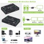 Switch Bidirezionale Convertitore Splitter DisplayPort 8K DP1.4 per Sorgenti Multiple e Display