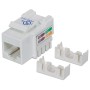 Frutto Keystone RJ45 Cat5e UTP Bianco
