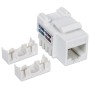 Frutto Keystone RJ45 Cat.6 UTP non schermato Bianco