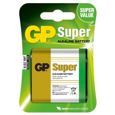 Blister 1 Batteria 4,5V GP Super 312A  3LR12