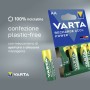Blister 2 Batterie Ricaricabili Mini Stilo AAA 1000 mAh