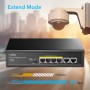 Switch PoE+ 6 Porte 10/100M 60W, FS1006P