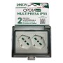 Multipresa Universale IP55 da Incasso con Doppia Presa Bipasso Italiana Schuko Precablata