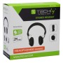 Cuffia Stereo con Auricolari ed Archetto Imbottiti