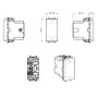 Domus S44 Commutatore a Bascula 1P 10AX 250V Bianco Lucido