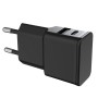 Caricatore Alimentatore USB-C&trade e USB-A da Muro per Smartphone e Tablet Nero