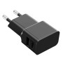 Caricatore Alimentatore USB-C&trade e USB-A da Muro per Smartphone e Tablet Nero