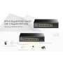 Switch Gigabit PoE+ 8 Porte con 2 slot SFP Gigabit, GS1008PS2