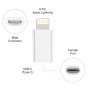 Mini Adattatore Ricarica Sincronizzazione USB-C&trade a Lightning&reg Bianco