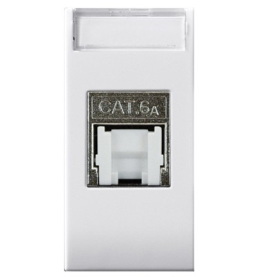 Domus S44 Presa RJ45 Cat.6A FTP Bianco Lucido