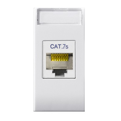 Domus S44 Presa RJ45 Cat.7 FTP Bianco Lucido