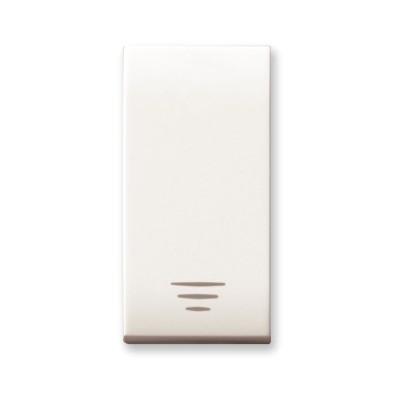 Domus S44 Pulsante 1P 10A Illuminabile Bianco Lucido