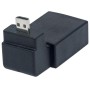 Adattatore HDMI A Femmina / Micro D Maschio Angolato Nero