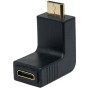 Adattatore HDMI Mini C Femmina a Mini C Maschio Angolato Nero