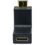Adattatore HDMI Mini C Femmina a Mini C Maschio Angolato Nero