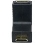 Adattatore HDMI Mini C Femmina a Mini C Maschio Angolato Nero