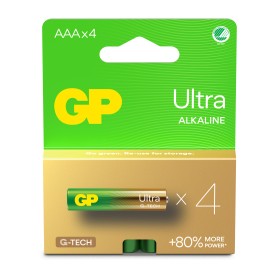 Confezione 4 Batterie GP Ultra Plus Alcaline Ministilo AAA 24AUP/LR03