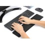 Tappetino Poggiapolsi Ergonomico in Gel per Tastiera Nero
