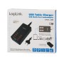Caricatore da Tavolo a 8 porte USB 44W Nero