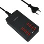 Caricatore da Tavolo a 8 porte USB 44W Nero