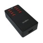 Caricatore da Tavolo a 8 porte USB 44W Nero