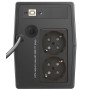 Gruppo di Continuit&agrave UPS X2 500VA LCD con 2 Prese Schuko Nero