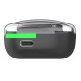 Auricolari Wireless Bluetooth v5.3 Custodia di Ricarica con Display Nero