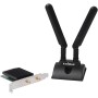 Adattatore WiFi AX3000 Scheda plug-in WLAN PCI Express 3000 MBit/s Bluetooth 5.0, EW-7833AXP