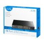 Switch PoE+ 10/100M a 16 Porte con 2GbE e 1 Porta SFP, FS1018PS1