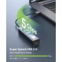 Adattatore Convertitore USB tipo A a RJ45 Gigabit con Hub 3 Porte USB 5 Gbps