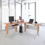 Scrivania per Computer Angolare in Ciliegio