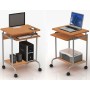 Scrivania Mobile ''Compact'' per Computer Ripiano Tastiera Scorrevole