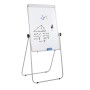 Lavagna Magnetica Bifacciale Flipchart Portatile 70x100 cm con Supporto