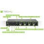 Switch KVM DisplayPort  1.2 e USB 2.0 4 porte con hub e audio