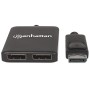Splitter Hub DisplayPort a 2 Monitor DisplayPort MST 4K@30Hz video UHD