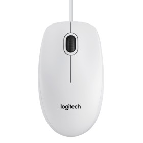 LOGITECH MOUSE OTTICO USB B100 BIANCO RETAIL