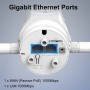 Router Esterno WiFi SIM 4G Slot SIM AC1200/4G LTE con POE Passivo Dual Band