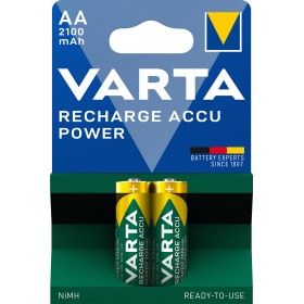 Blister 2 Batterie Ricaricabili Stilo AA 2100 mAh