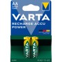 Blister 2 Batterie Ricaricabili Stilo AA 2600 mAh