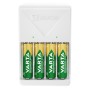 Caricabatterie Compatto a Spina Pocket Charger per 4 pile AA/AAA