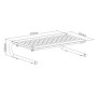 Stand Supporto da Scrivania per Monitor Notebook in Metallo 370mm Nero