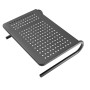 Stand Supporto da Scrivania per Monitor Notebook in Metallo 370mm Nero