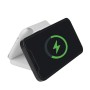 Stazione di Ricarica Wireless Qi Magnetica Pieghevole per Smartphone e Smartwatch