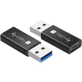 Adattatore Convertitore USB 3.0 USB A Maschio a USB-C&trade Femmina Nero